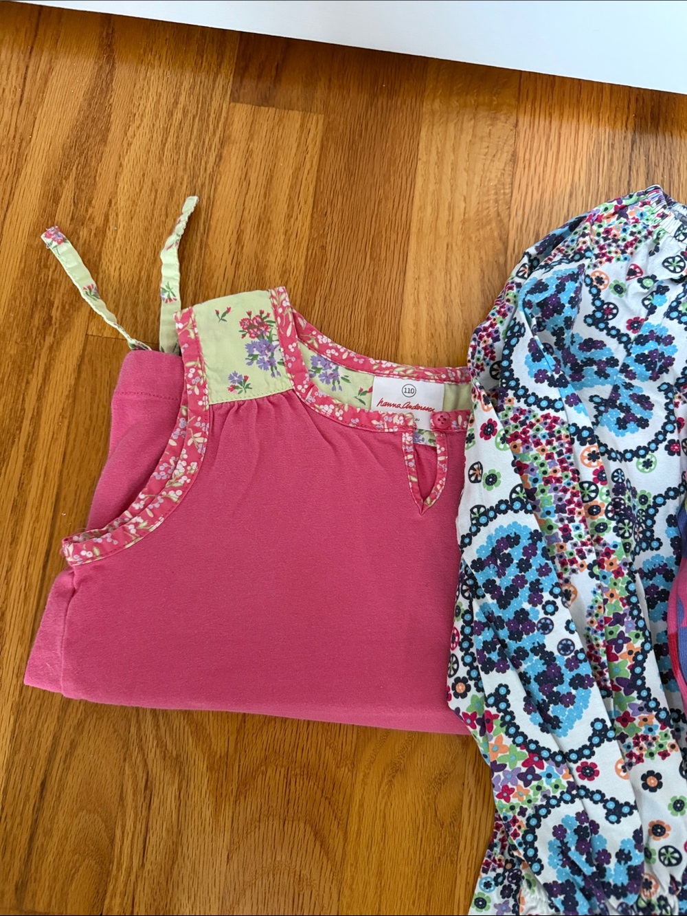 Hanna Andersson Girls Bright Multi-Color Mix Matching Set - Picture 2 of 4